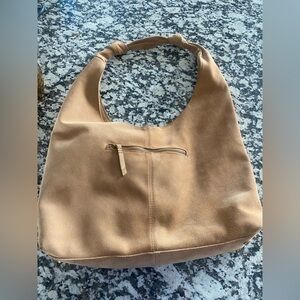 Suede Hobo Bag